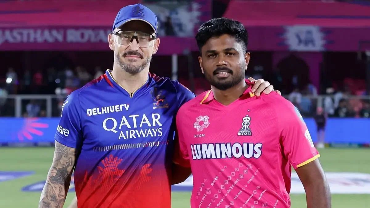 फाफ डू प्लेसी और संजू सैमसन (Photo: BCCI) 