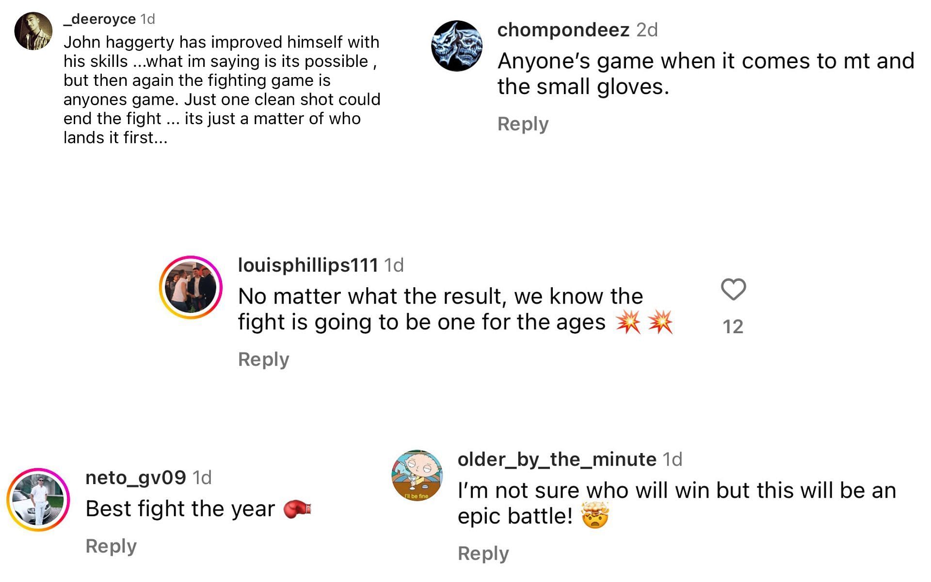 Instagram comments