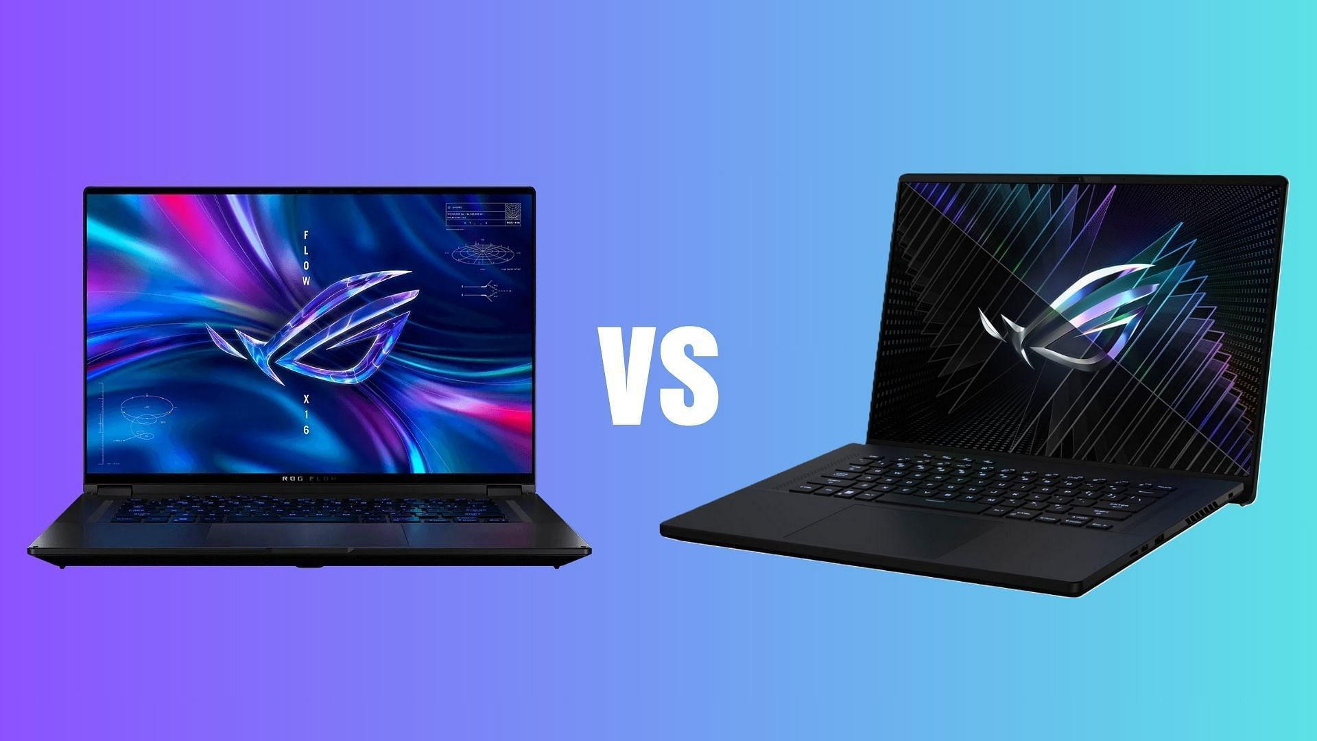 Both the Flow X16 and the Zephyrus M16 pack top of the line hardware. (Image via Best Buy / Asus)
