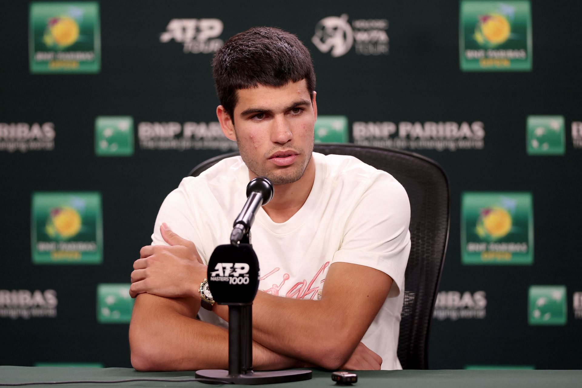 Carlos Alcaraz at the BNP Paribas Open 2024