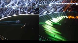 [Watch] 90,000+ fans in Ahmedabad treated to a sparkling light show during GT vs CSK IPL 2024 match's innings break