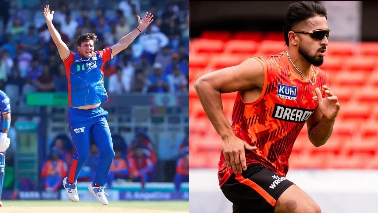 झाय रिचर्डसन और उमरान मलिक (photo: BCCI)