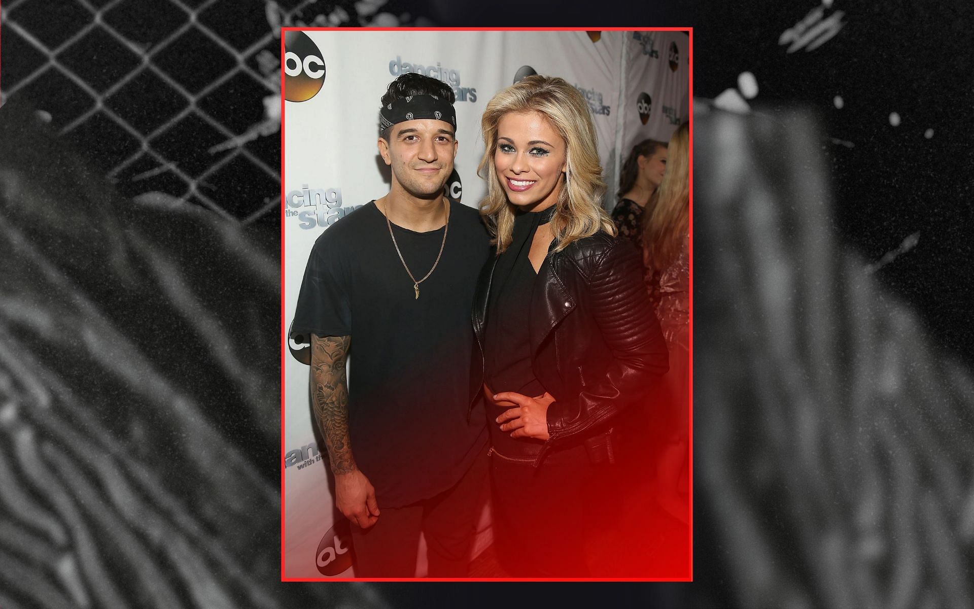 Paige VanZant (right) with her dancing partner Mark Ballas (left). [Image courtesy: Getty Images]