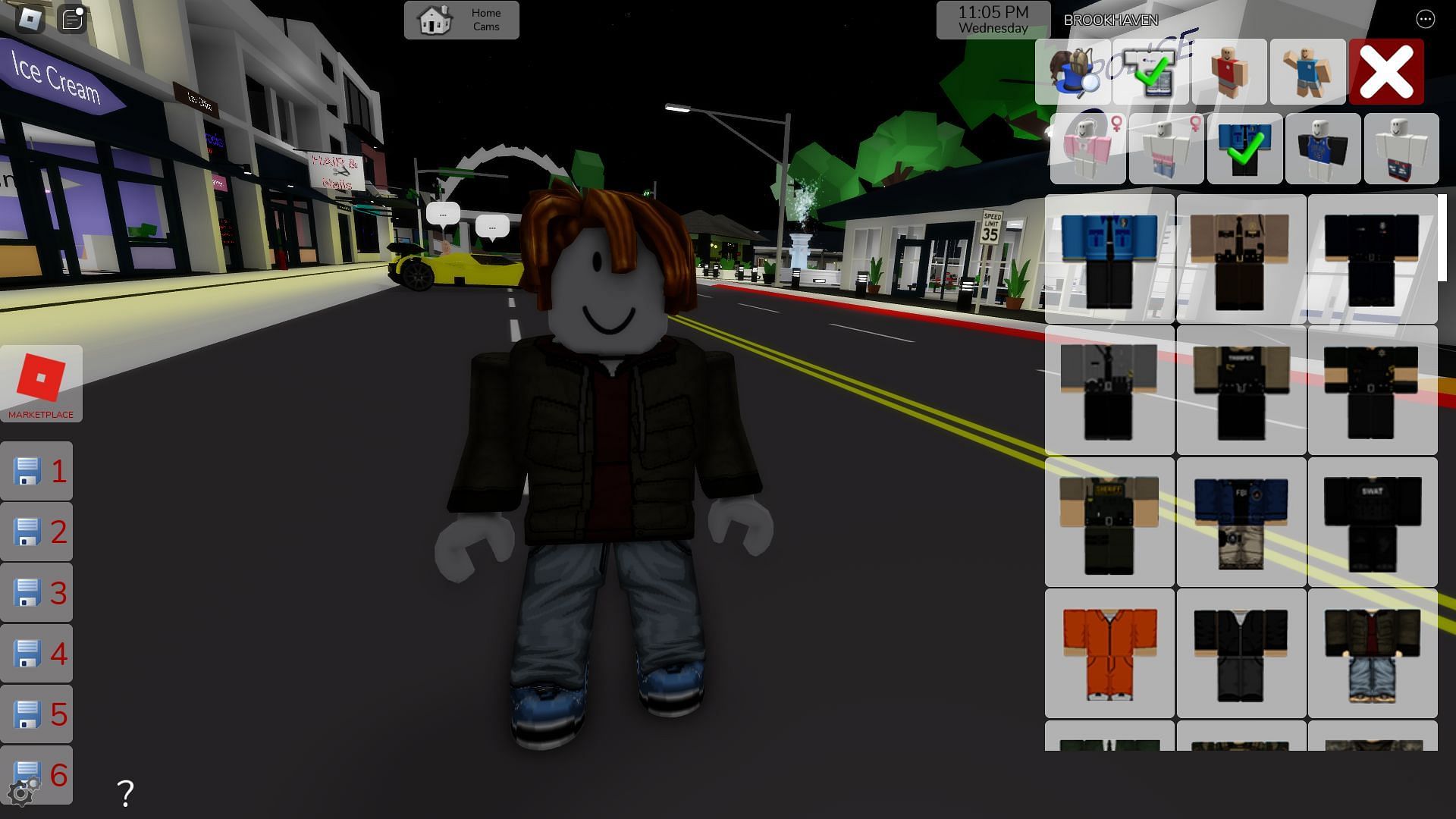 Making and customizing characters is very easy in the game (Image via Roblox)