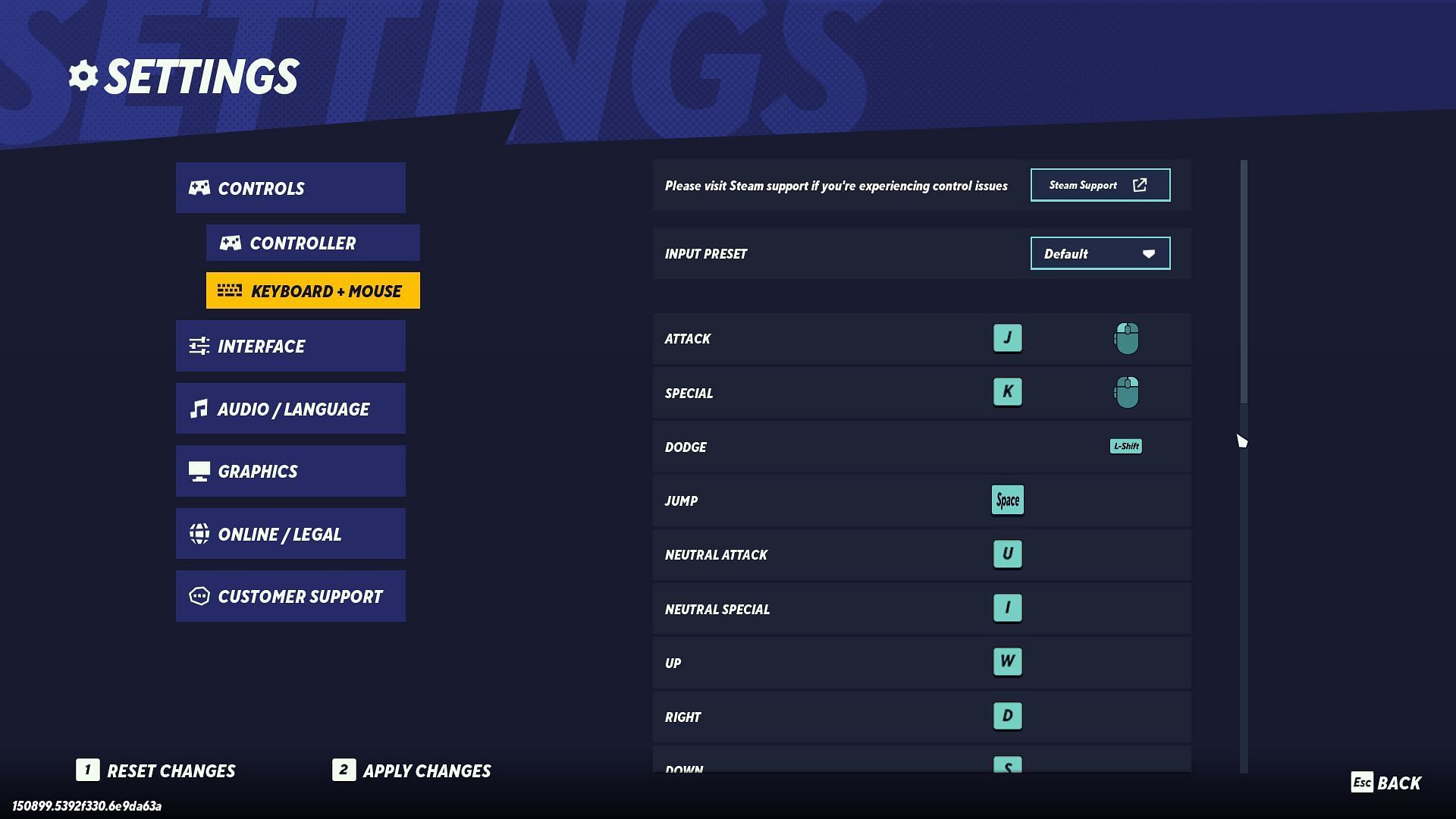 Best keyboard-mouse control settings (Image via Player First Games)