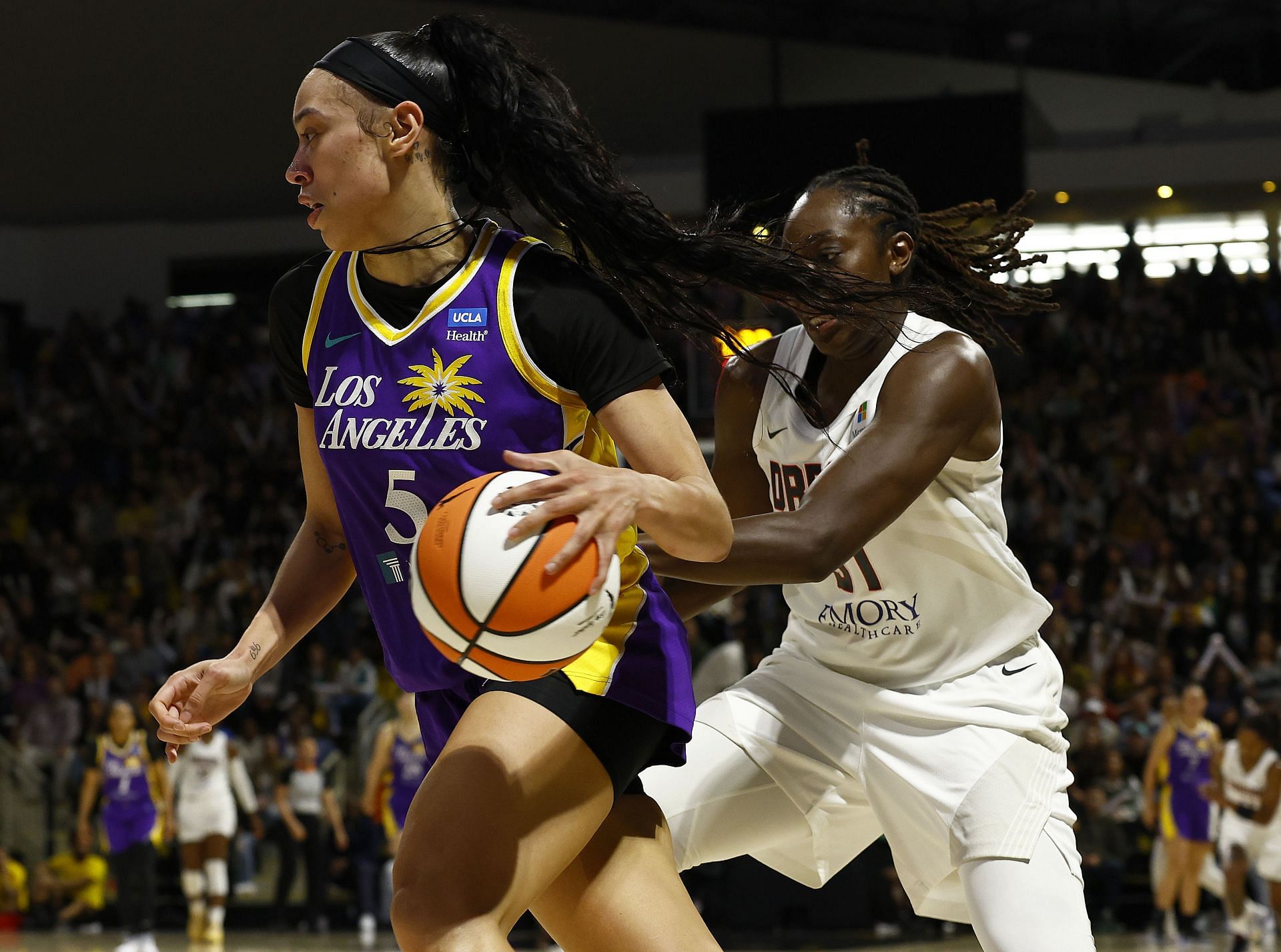 Dearica Hamby of the LA Sparks