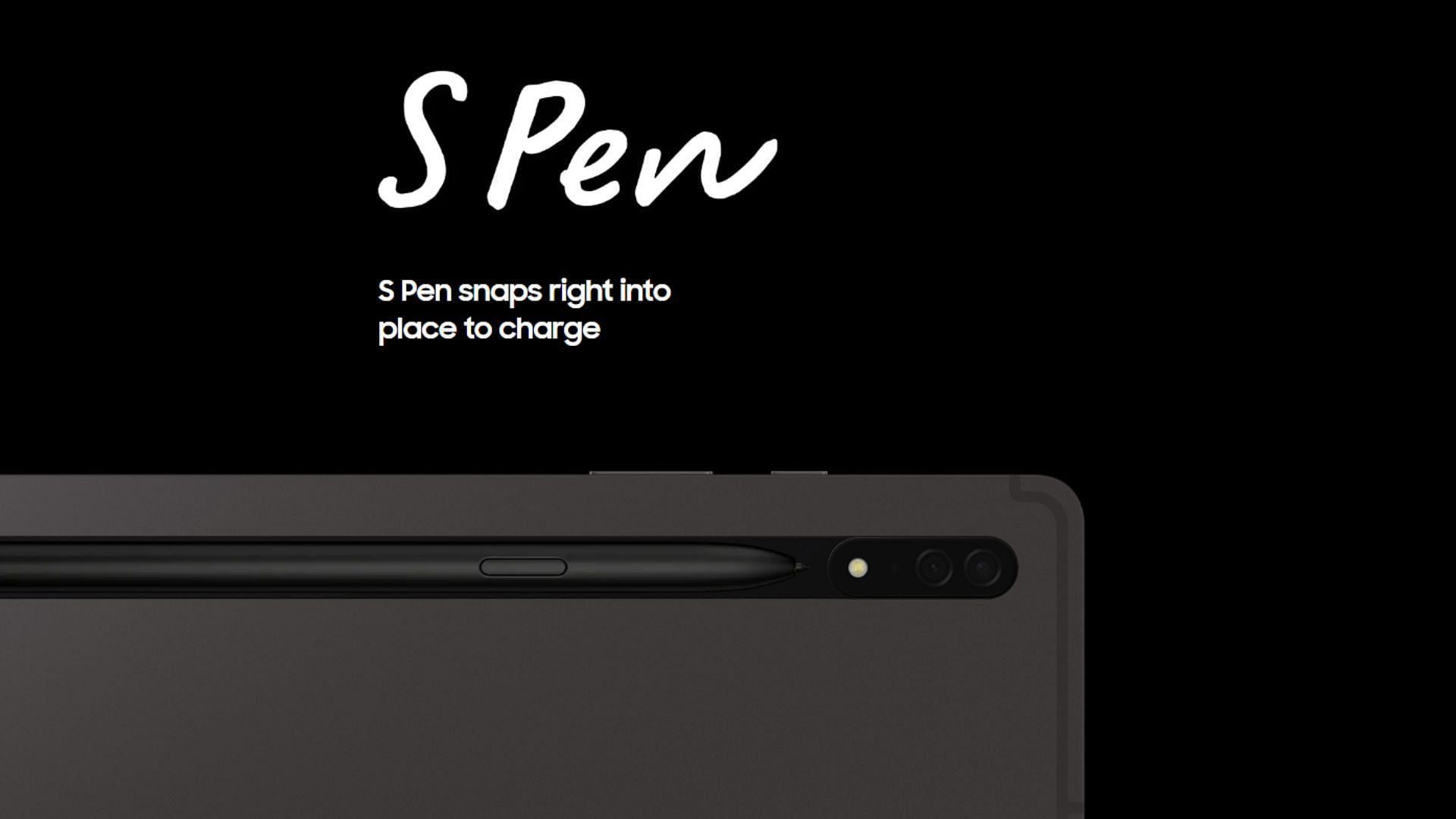 Samsung Galaxy Tab S8 includes S Pen with it (Image via Samsung)
