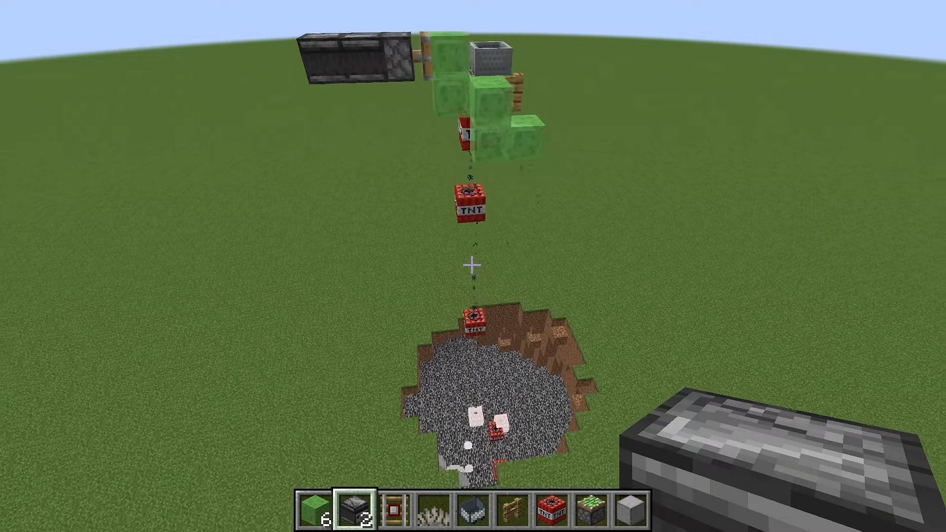 TNT dupers are great for clearing out terrain in Minecraft (Image via The Master Miner/YouTube)