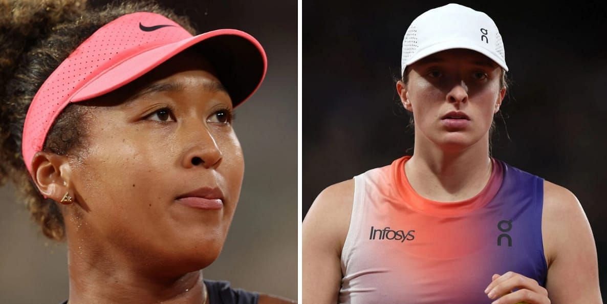 Tennis world reacts to Iga Swiatek Naomi Osaka epic. PHOTO: NAOMI OSAKA, IGA SWIATEK - GETTY