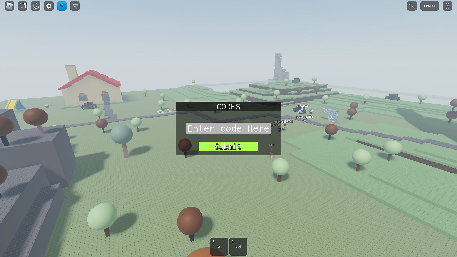 Active codes for Untitled FNF Animations (Image via Roblox)