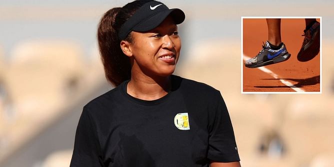 "The most beautiful tennis shoes ever" - Naomi Osaka lights up about her dragon and flowers-themed custom Nike sneakers at French Open 2024