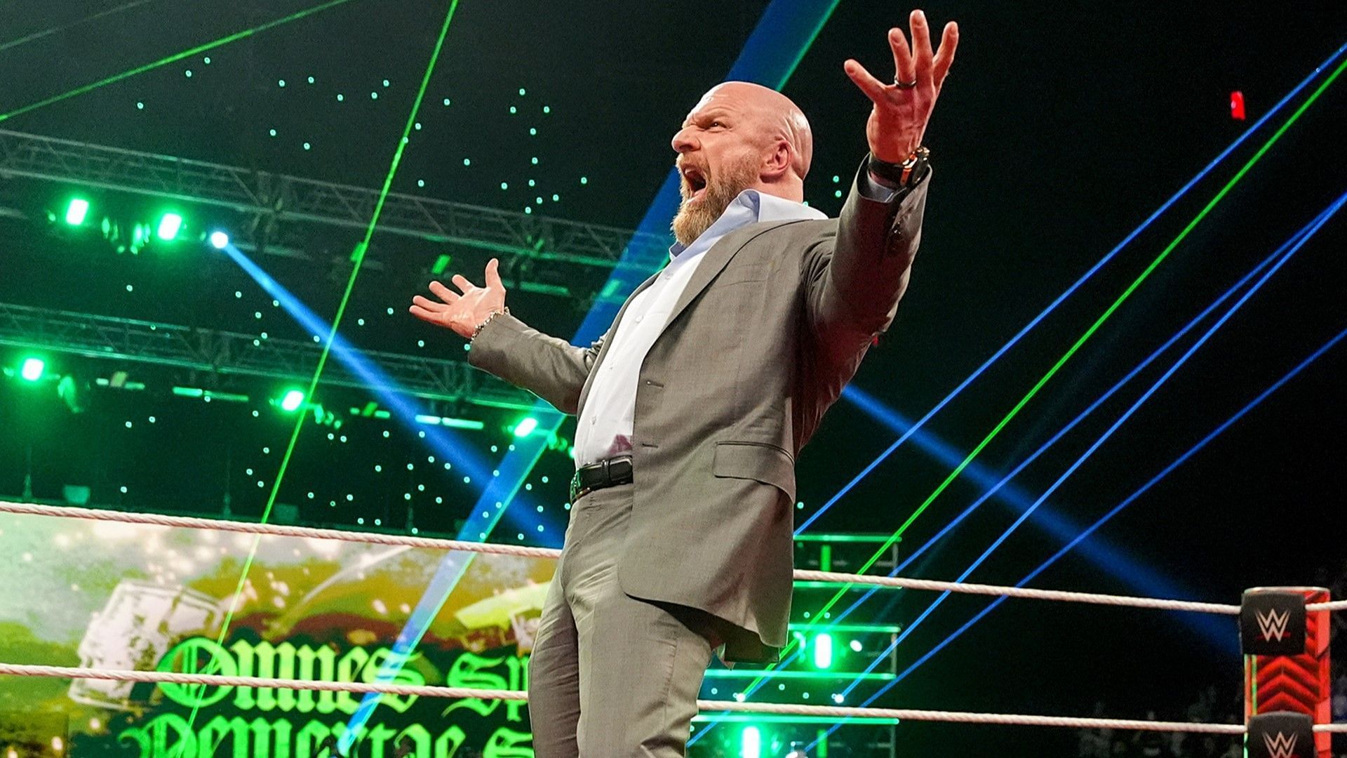 Triple H welcomes the WWE Universe to a live RAW
