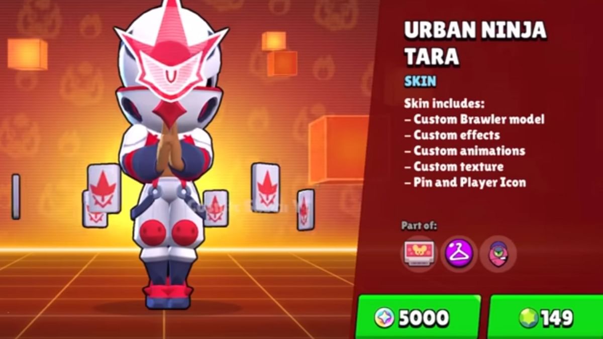 Brawl Stars Urban Ninja Tara skin: Cost, design, and more