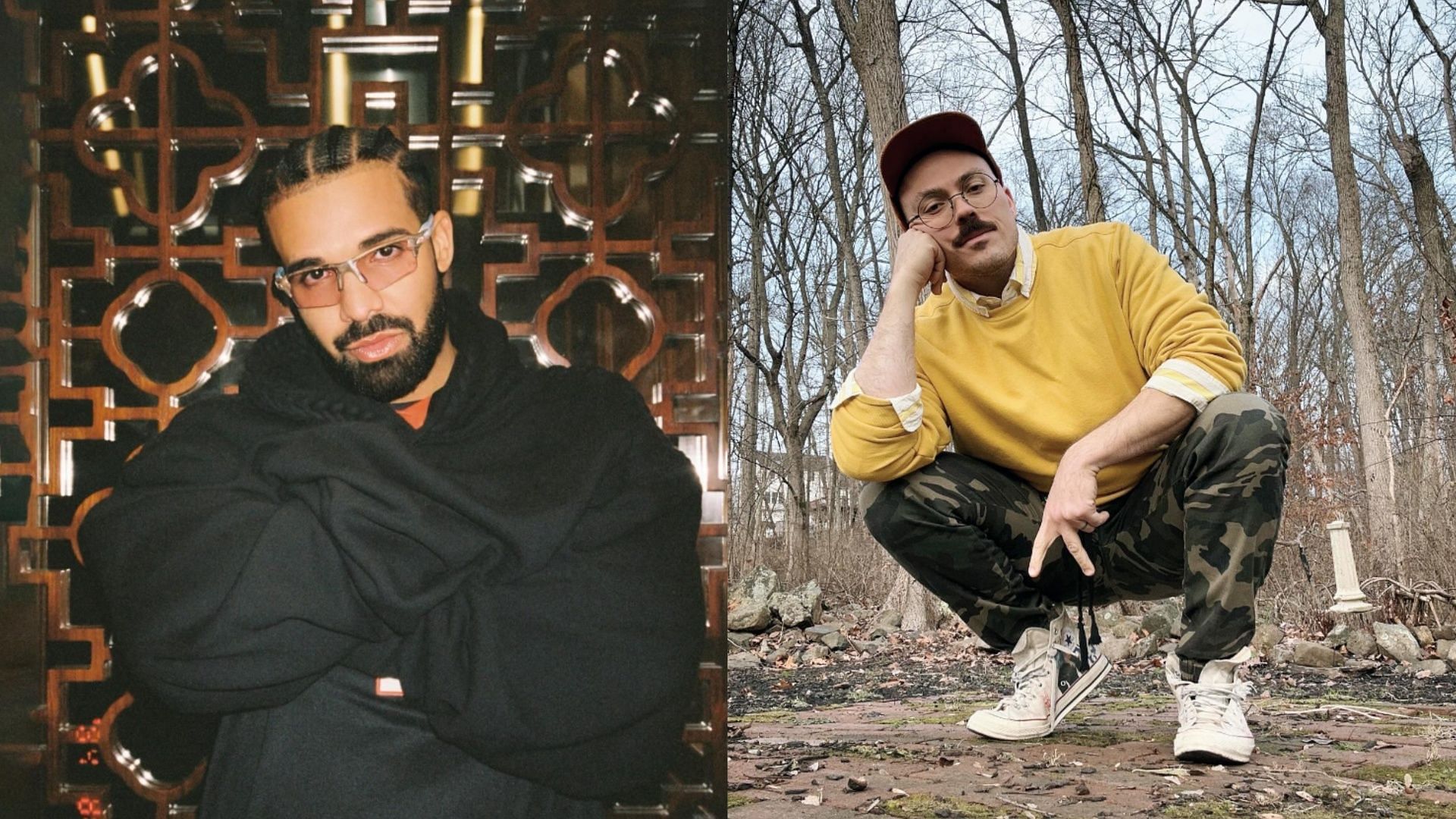 Anthony Fantano and Drake feuded in September 2022. (Image via Instagram/ champagnepapi/ afantano)