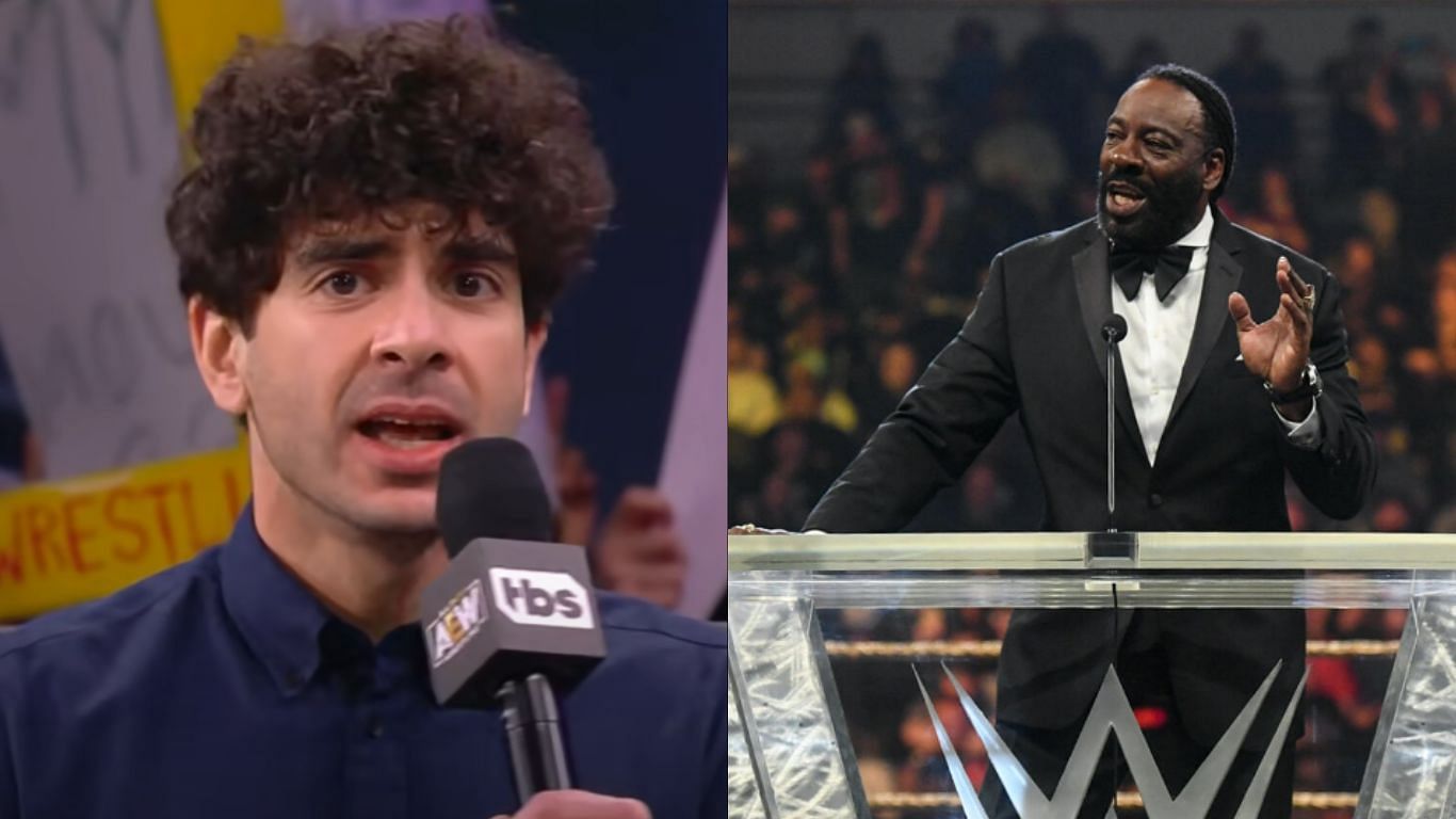 Tony Khan (left), Booker T (right)