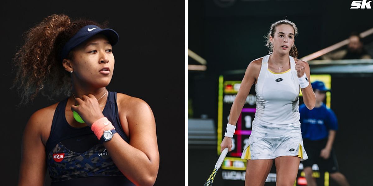 Naomi Osaka (L), and Lucia Bronzetti (R) [Source: Getty Images]