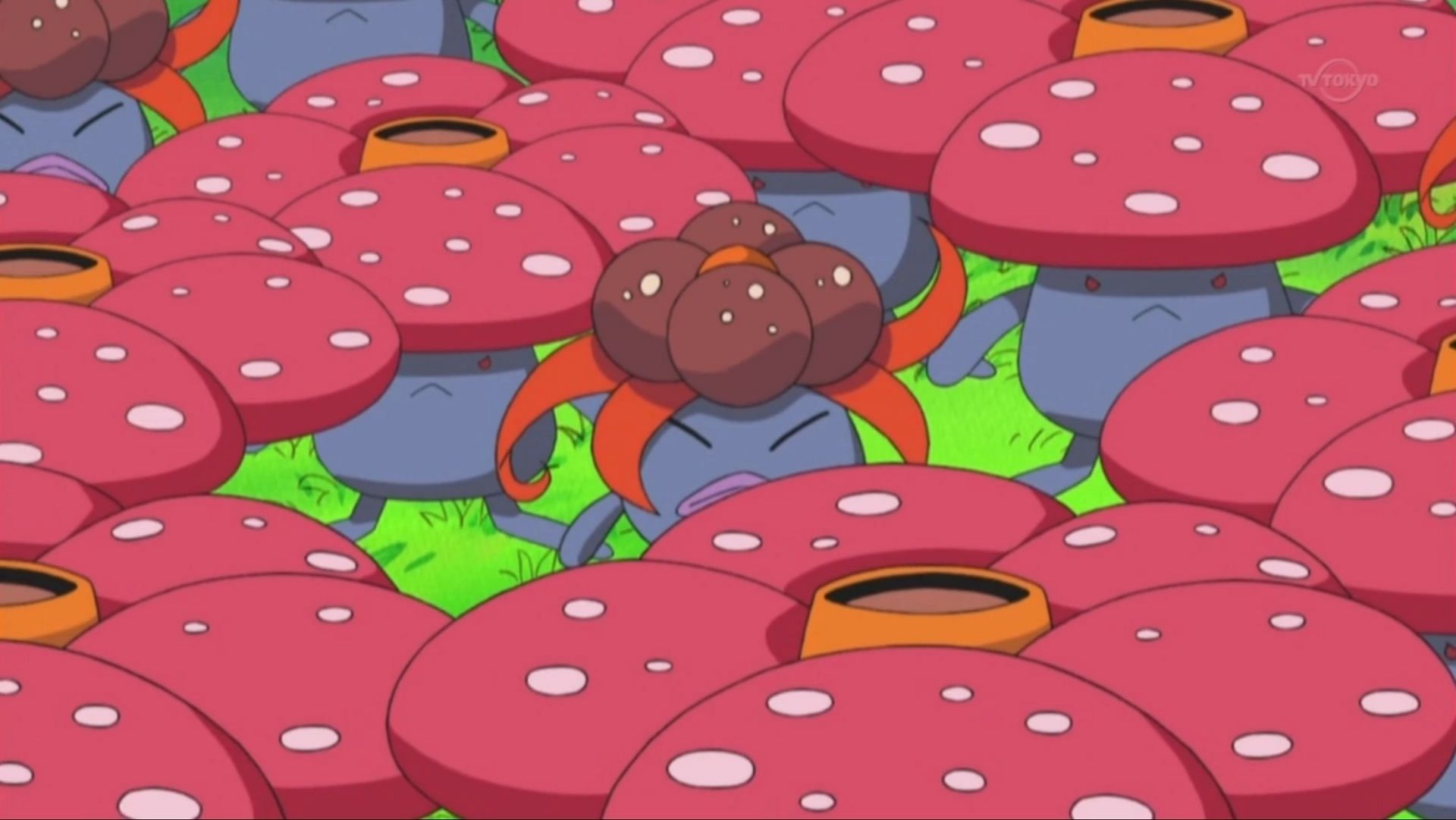 Vileplume in the anime (Image via The Pokemon Company)