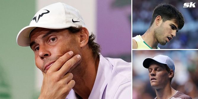 Rafael Nadal on Carlos Alcaraz & Jannik Sinner's Italian Open absence: "Terrible news...two of the best players of the world are injured"