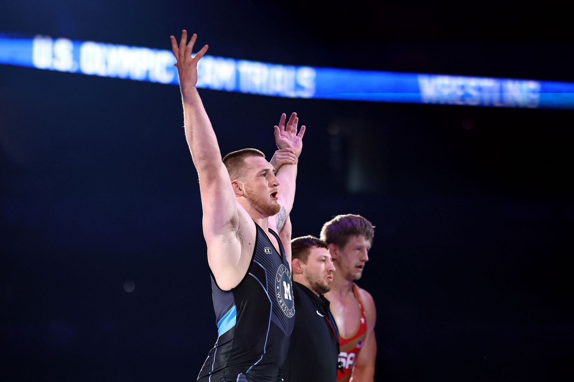 Parris at the US Olympic Wrestling trials (photo: Getty)