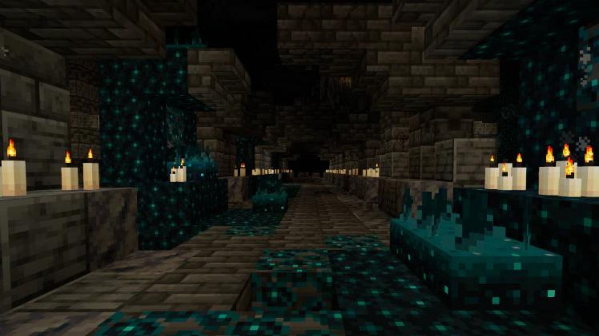 What&#039;s the story behind the portal in ancient city? (Image via Mojang Studios)