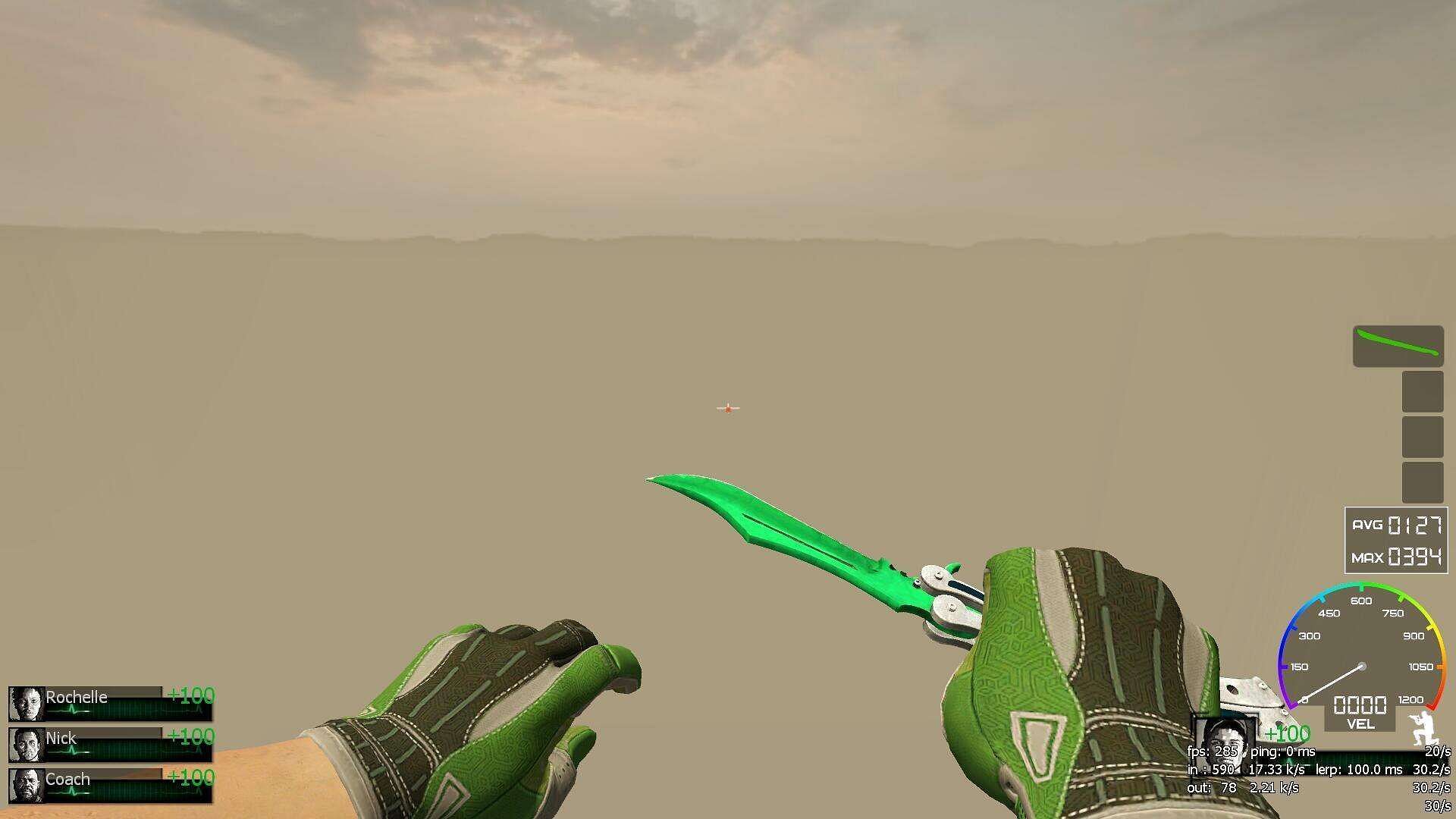 Butterfly Gamma Doppler Emerald (Image via Valve)