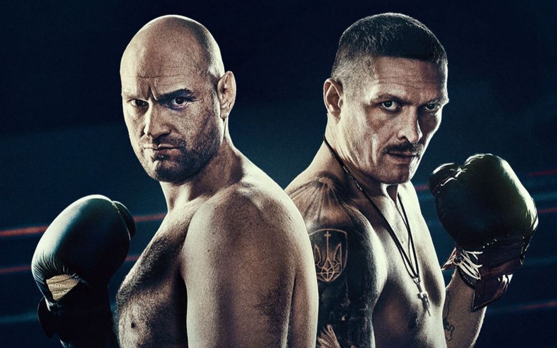 Tyson Fury (left) and Oleksandr Usyk (right) will look to make history by capturing boxing