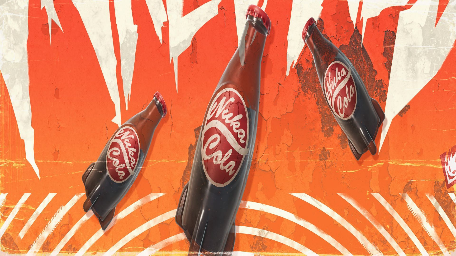 Quench your thirst with a cold glass of Nuka Cola (Image via Epic Games/ Fortnite)