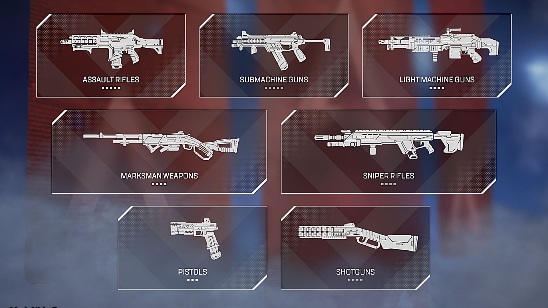 Weapons arsenal (Image via Electronic Arts)