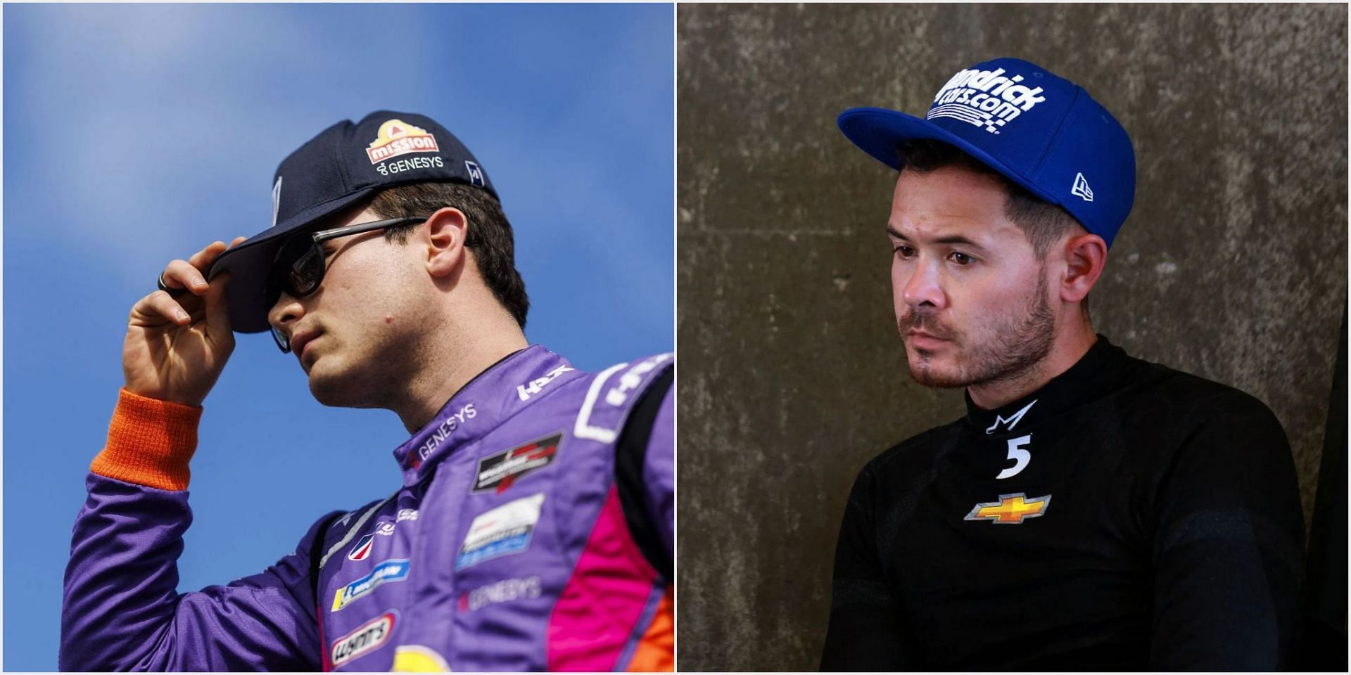 Kyle Larson and Pato O