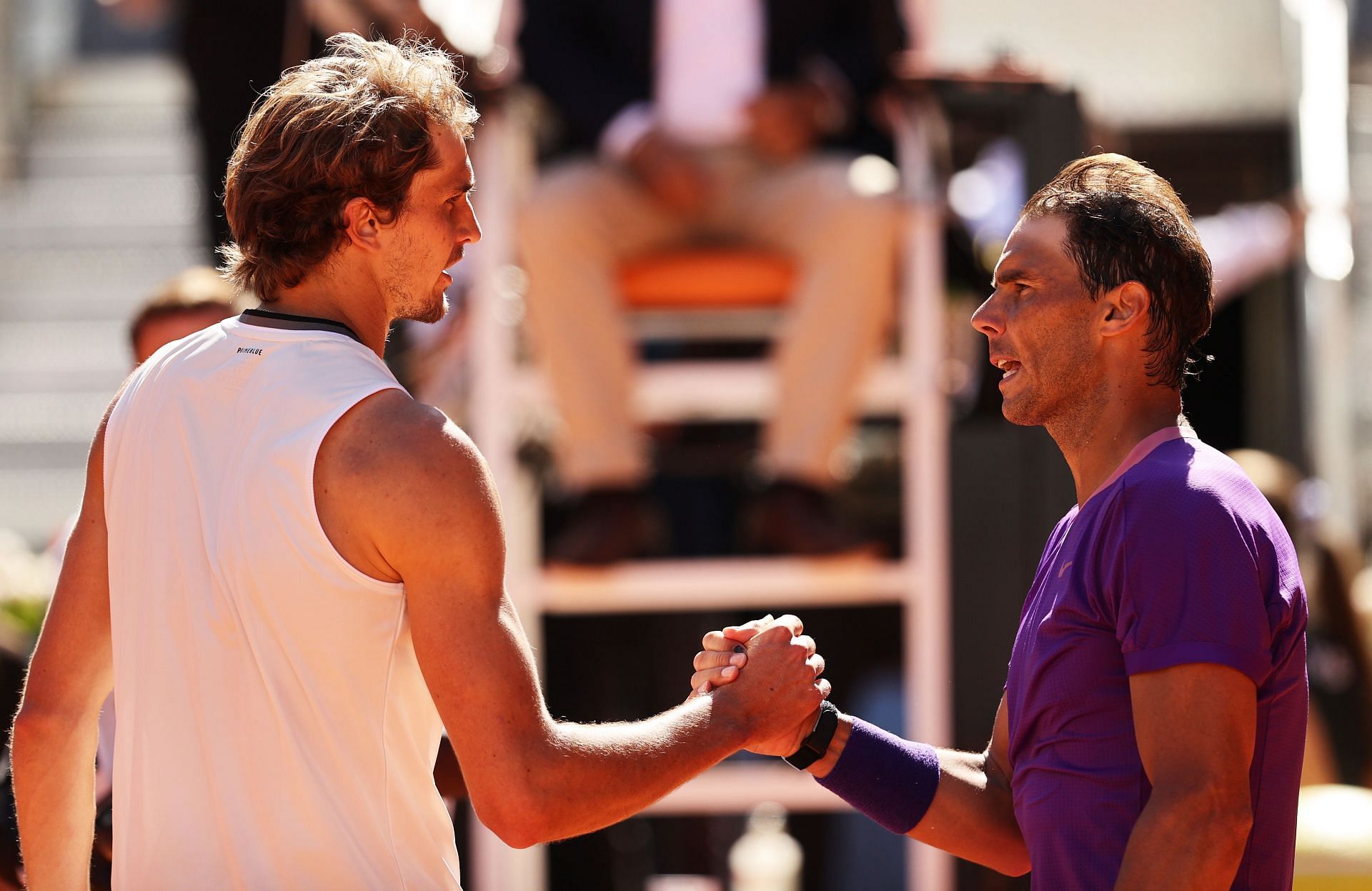 Alexander Zverev and Rafael Nadal