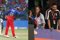 [Watch] Virat Kohli's gestures from the field to Anushka Sharma in the stands at Chinnaswamy Stadium during RCB vs GT IPL 2024 clash