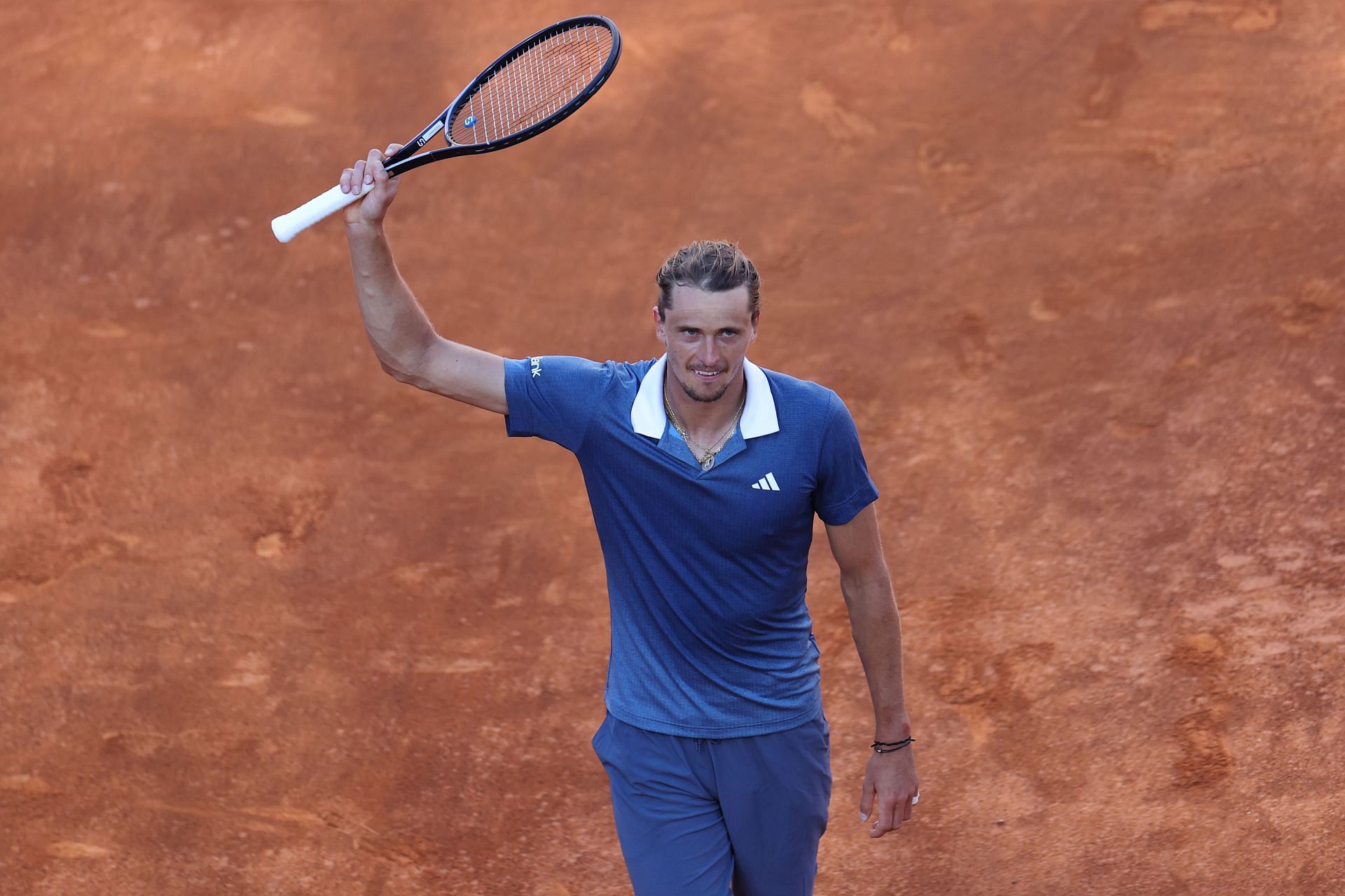 Alexander Zverev at the Italian Open