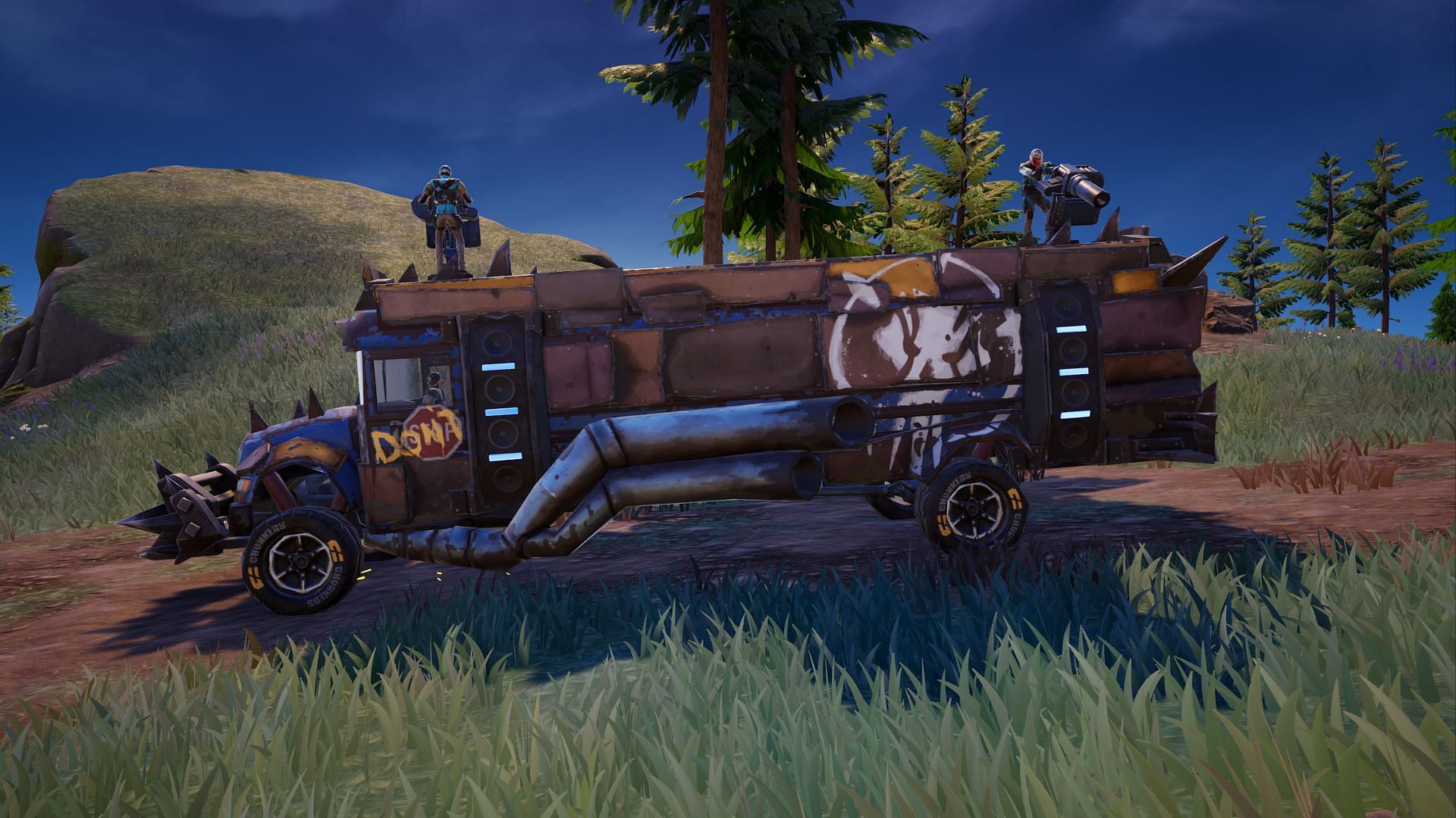 The War Bus in Chapter 5 Season 3 (Image via Epic Games)