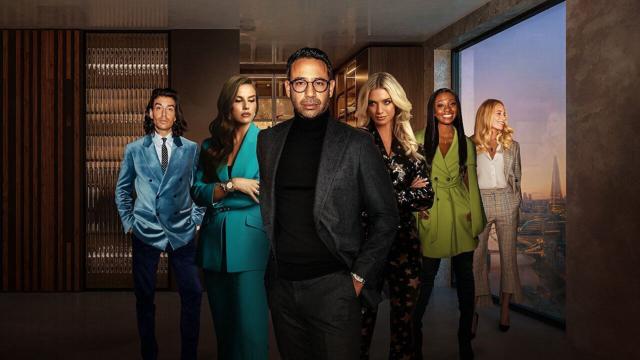 The cast of Buying London (Image via Netflix)