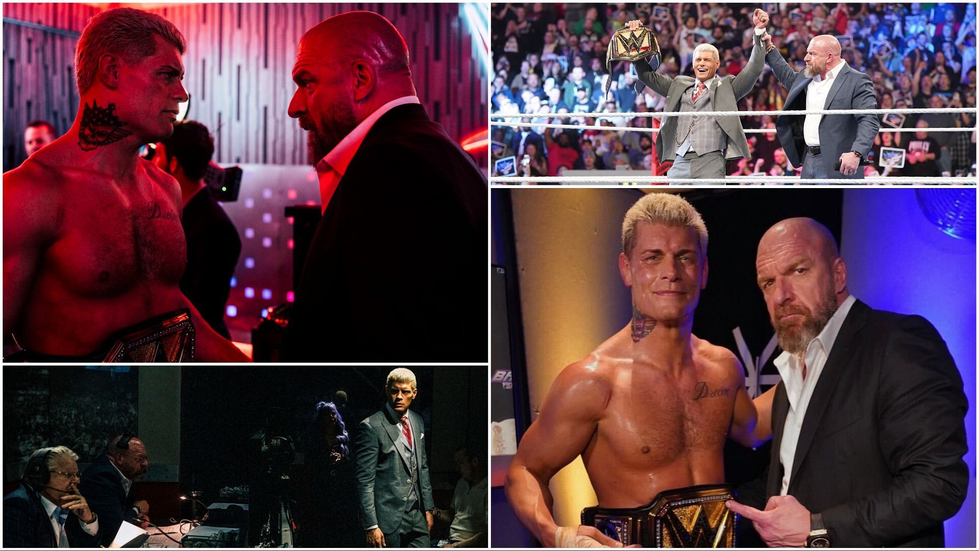 Triple H and WWE Champion Cody Rhodes share post-WrestleMania XL moments