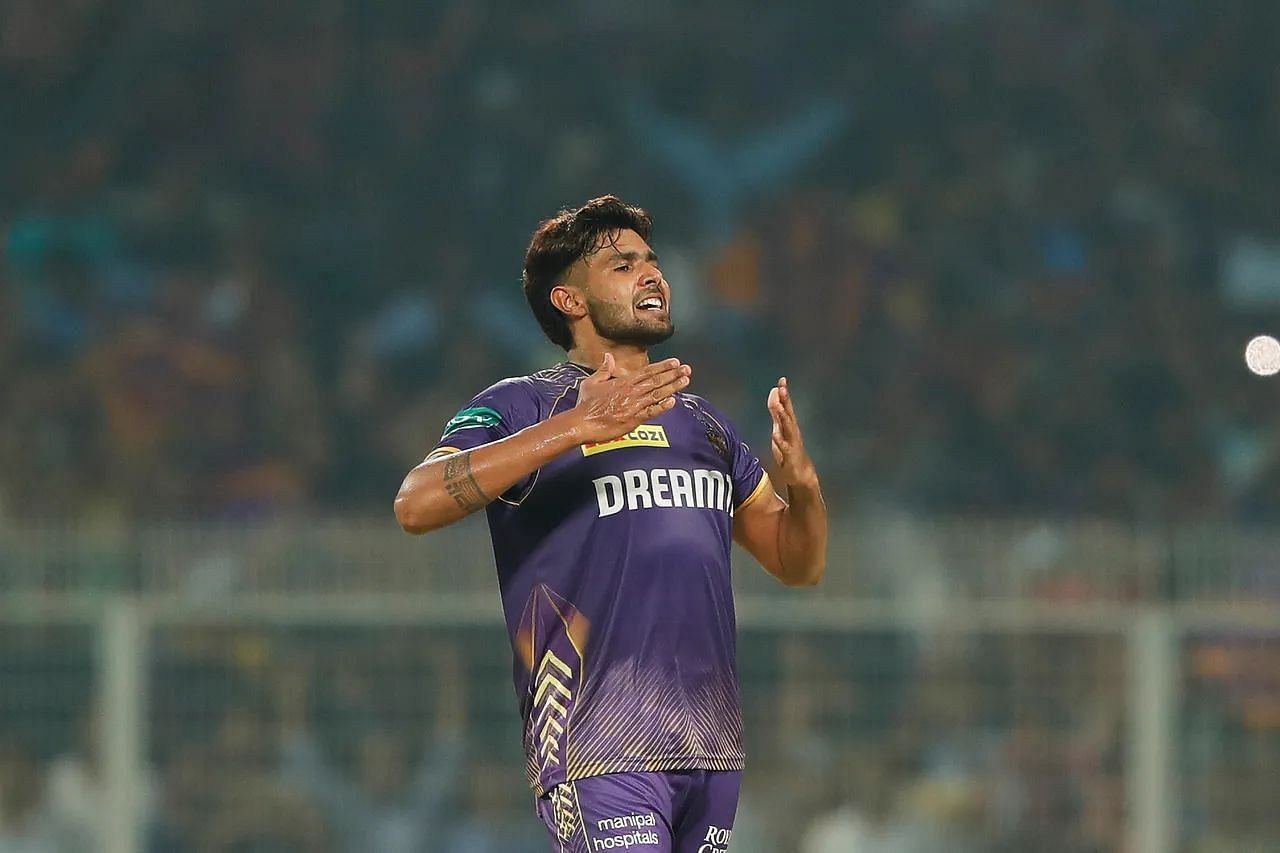 Harshit Rana celebrating a wicket (P/C: bcci.tv)