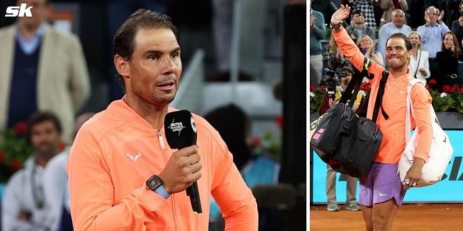 "This is more important than any Slam and will always stay with me" - Rafael Nadal fights back tears as he bids farewell to Madrid Open after 4R loss
