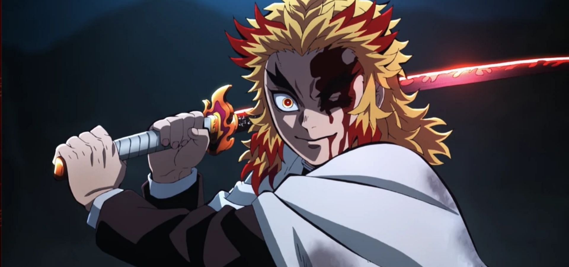 Kyojuro Rengoku as shown in anime (Image via Ufotable)