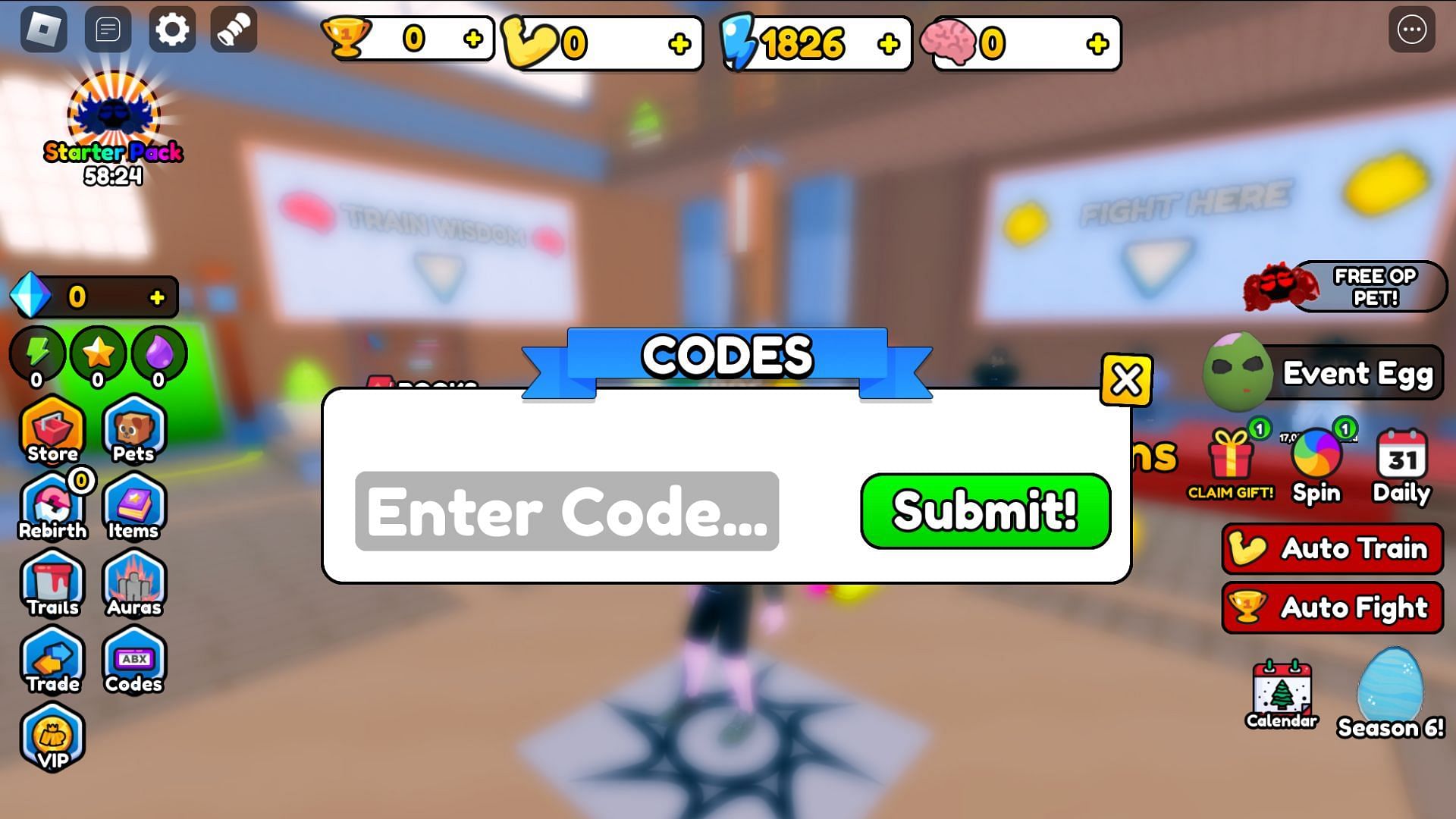 Redeem code here (Image via Roblox)