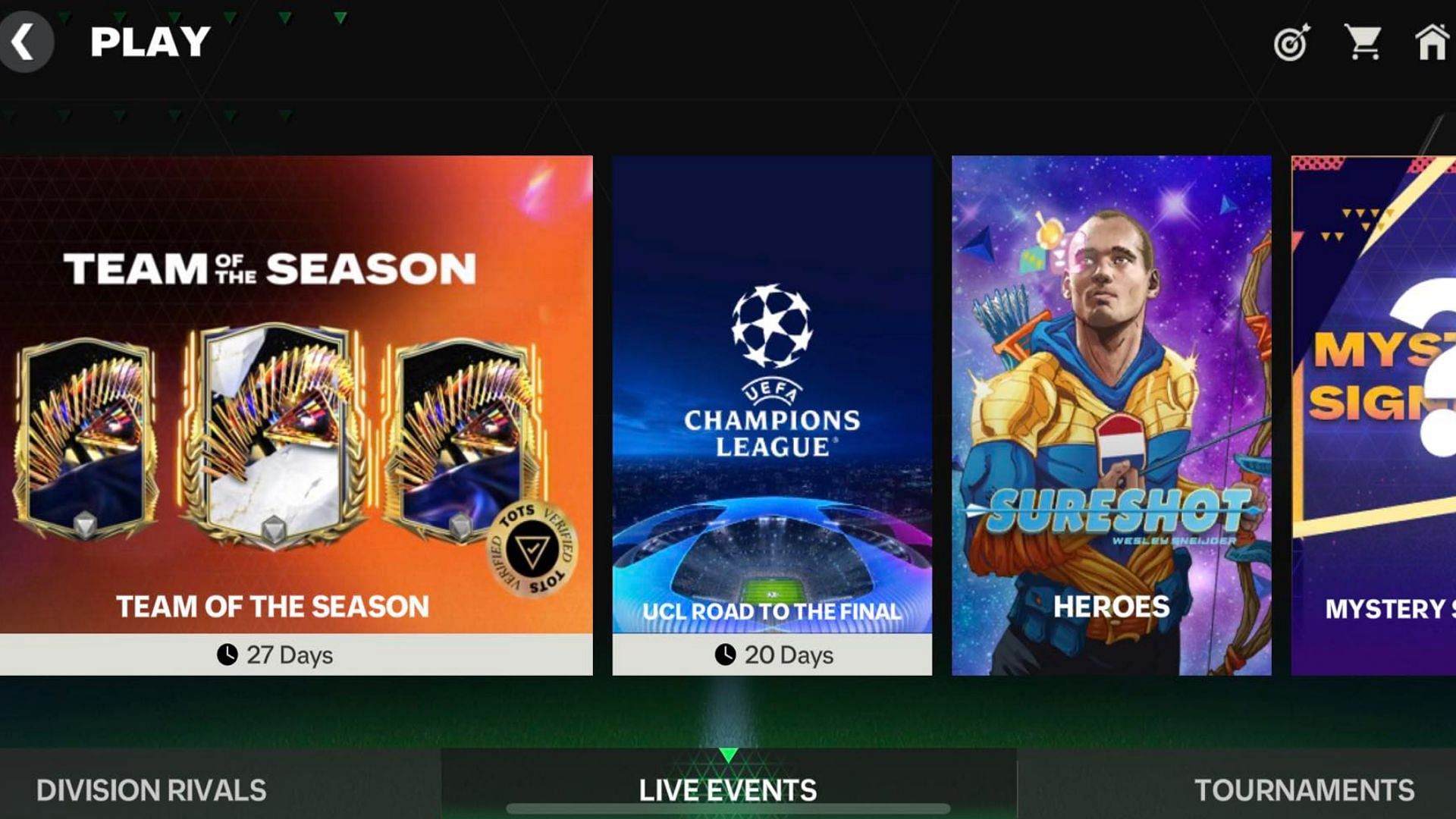 Available modes in EA FC Mobile (Image via EA Sports)