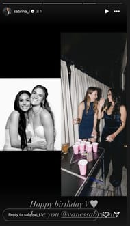 Sabrina Ionescu shares a heartwarming message for Vanessa Bryant’s 42nd birthday celebration.