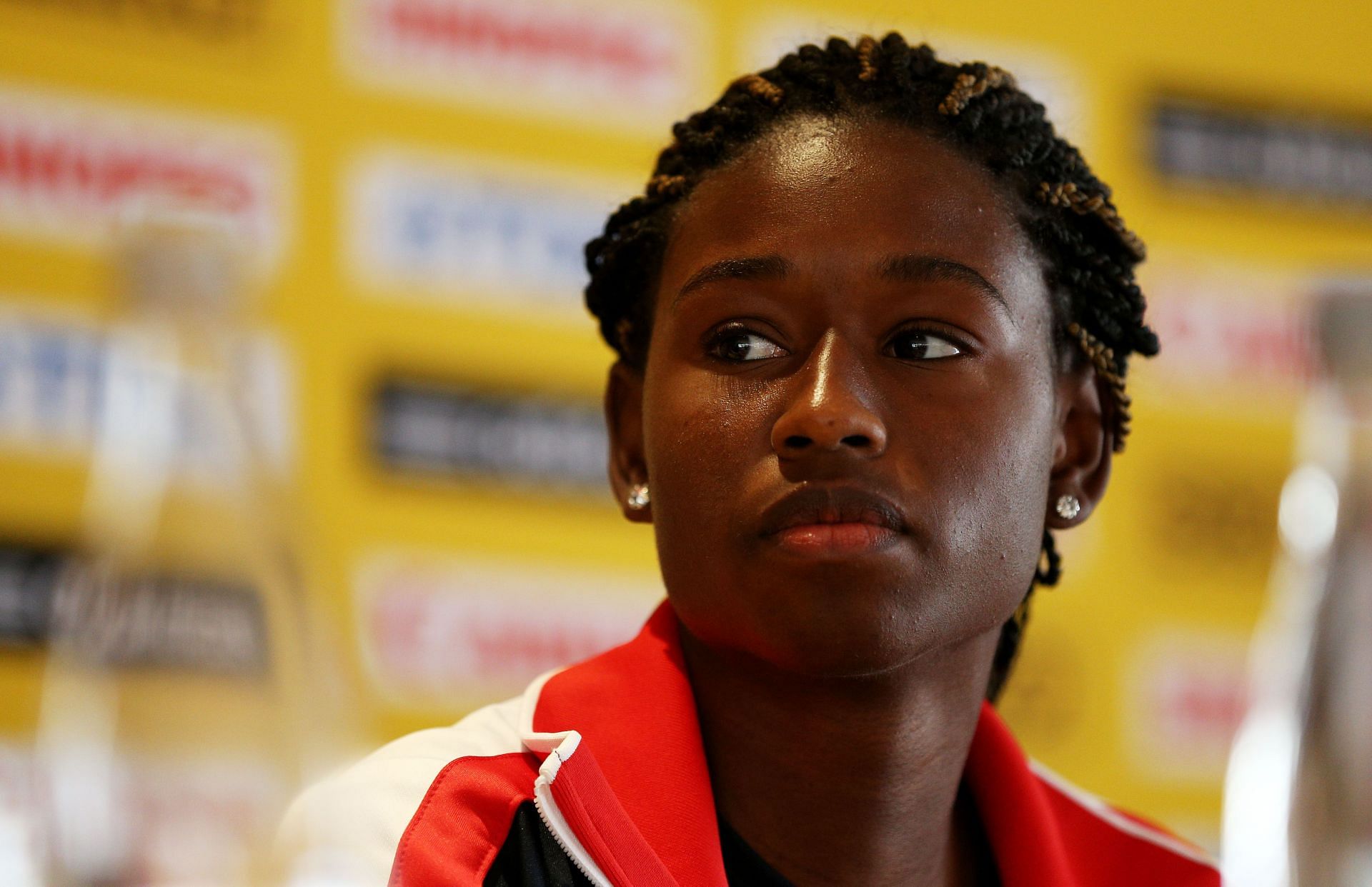 Candace Hill at the IAAF World Youth Championships Cali 2015 - Previews