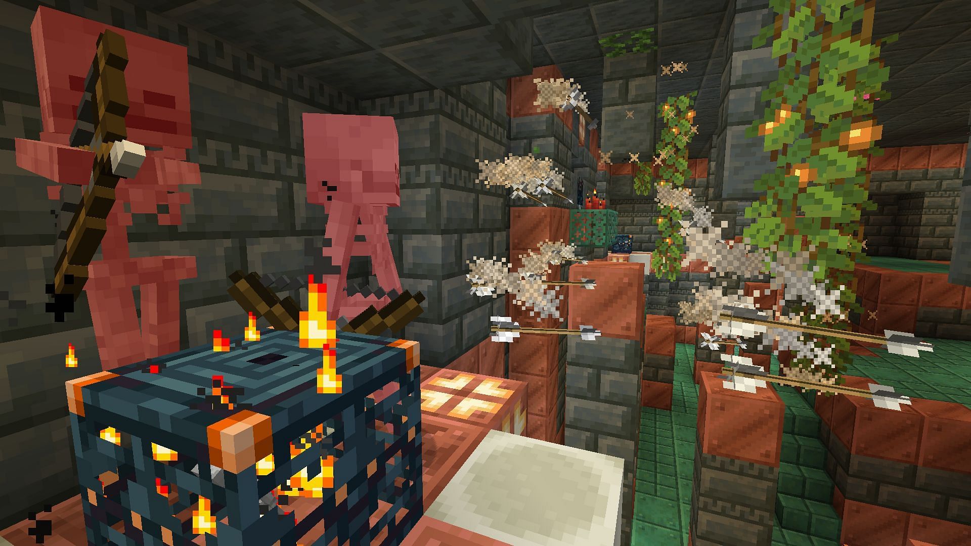 Arrows should be brought in large numbers as they will get used up quickly (Image via Mojang)