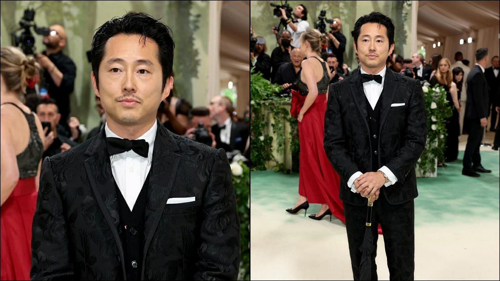 Steven Yeun at the 2024 Met Gala (Image via Instagram/@netflix)