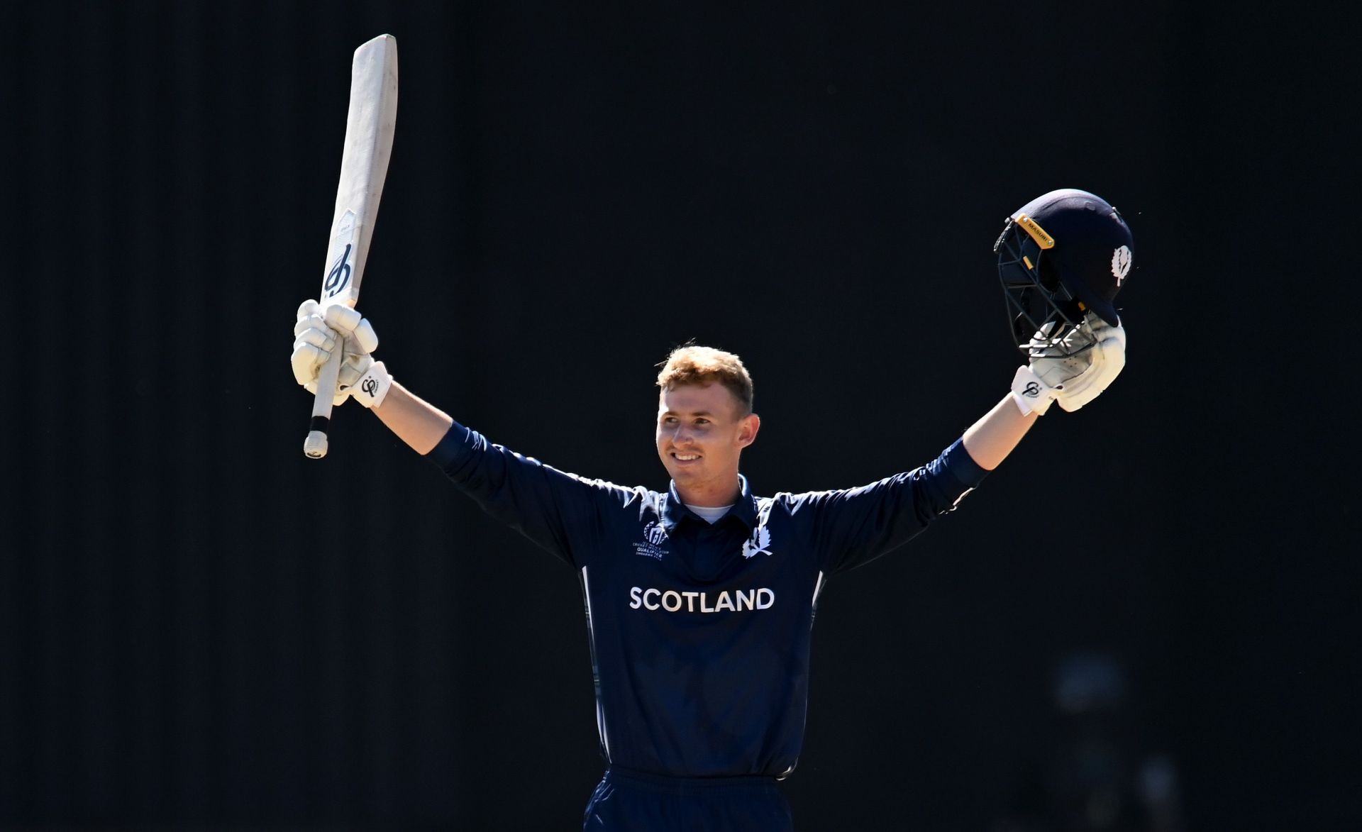 Brandon McMullen of Scotland (Credits: X / ICC)