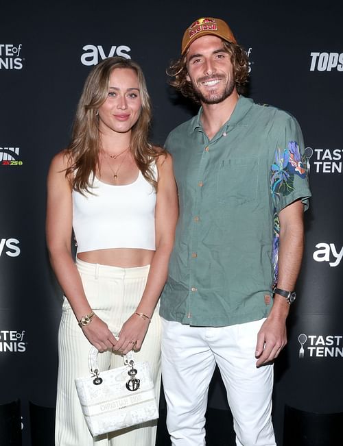 Paula Badosa and Stefanos Tsitsipas.