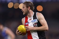 St Kilda defender returns from a seven-week suspension to barrage of boos from North Melbourne fans in Saturday’s clash