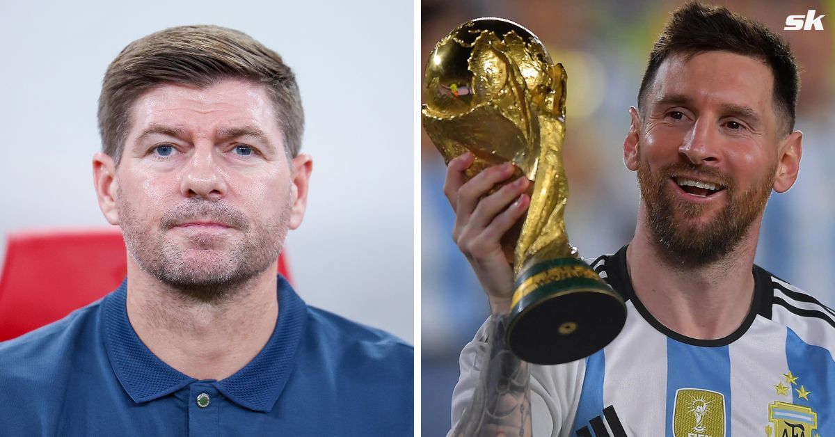 Steven Gerrard (left) and Lionel Messi