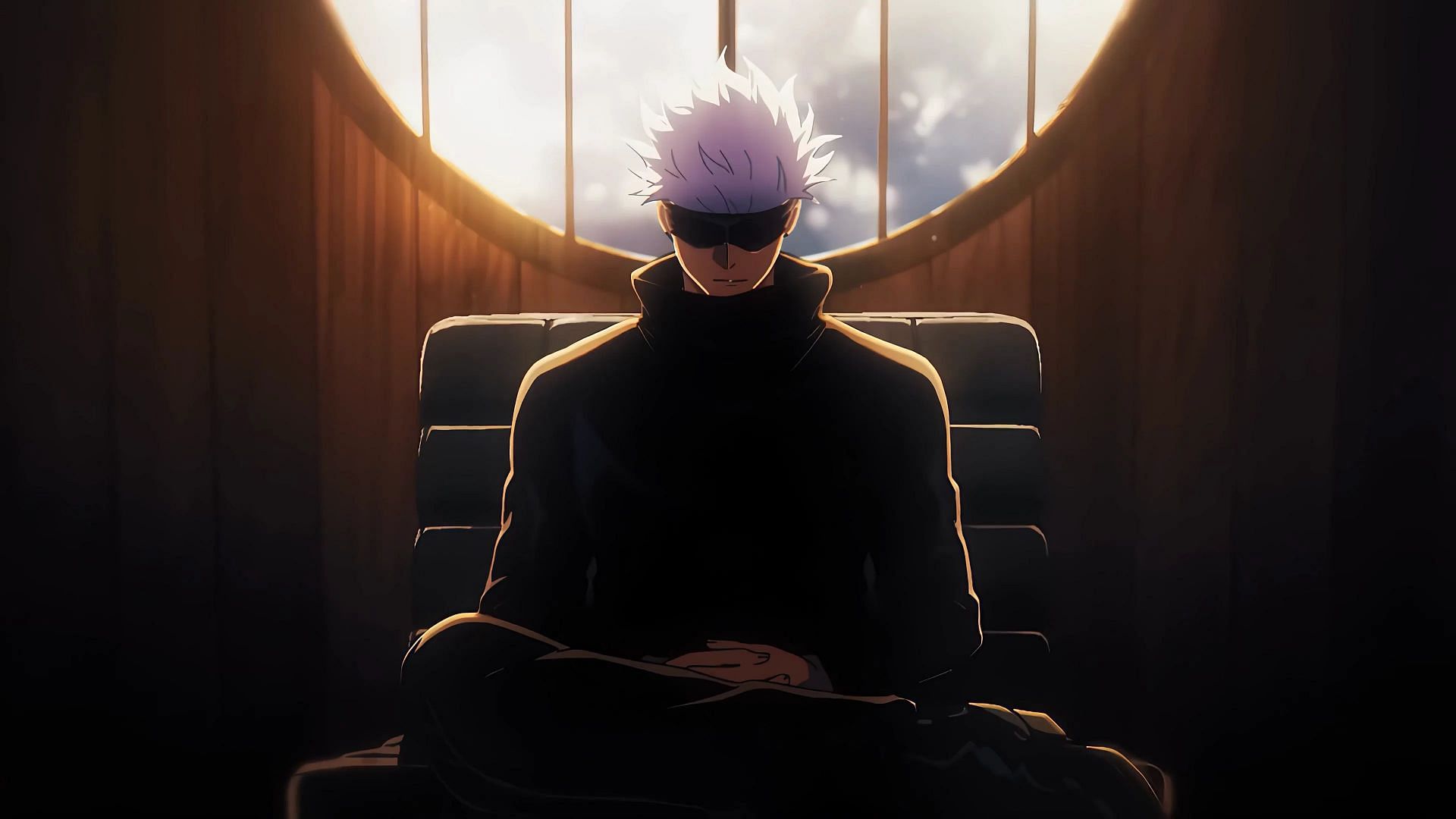 Satoru Gojo as seen in the Jujutsu Kaisen anime (image via MAPPA)