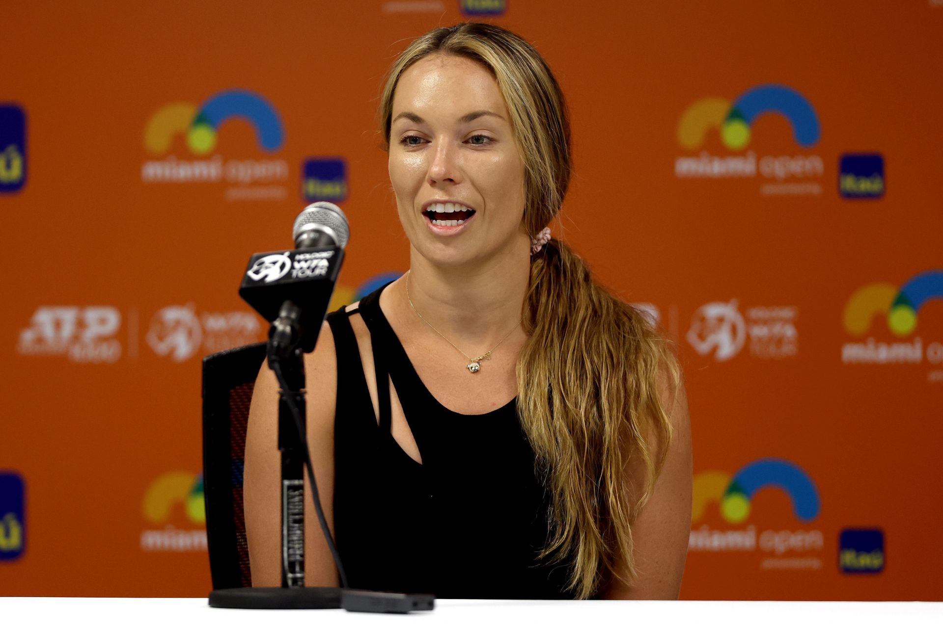 Danielle Collins at the 2022 Miami Open